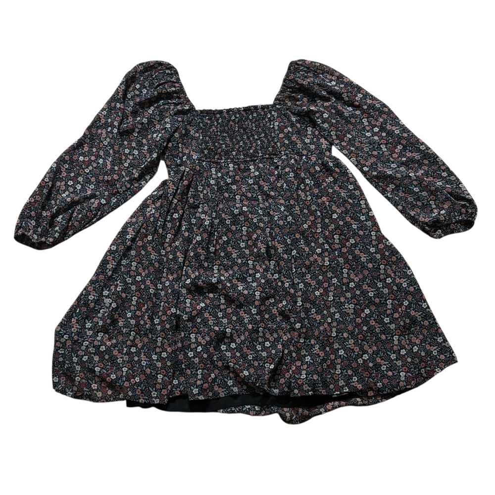 Lucky Brand Floral Print Long Sleeve Minidress Womens Size Medium New with tag - Picture 2 of 5